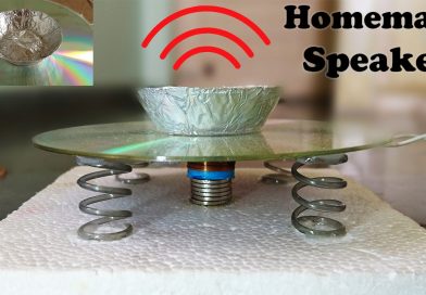 How to make a DIY Speaker at Home using a CD